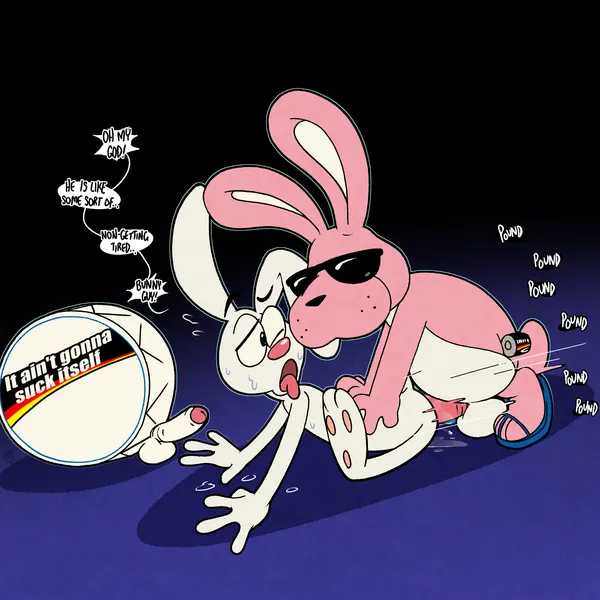 energizer bunny, trix rabbit (energizer, general mills) created by argon vile