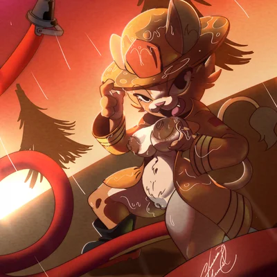 evita fuegos created by juanp1arts