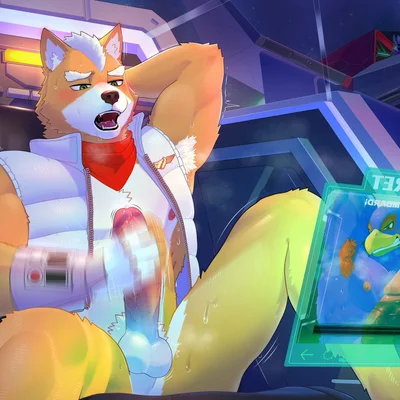 falco lombardi, fox mccloud, wolf o'donnell (nintendo, star fox) created by nagick 18