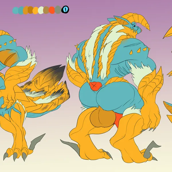 fan character (capcom, monster hunter) created by daikuhiroshiama