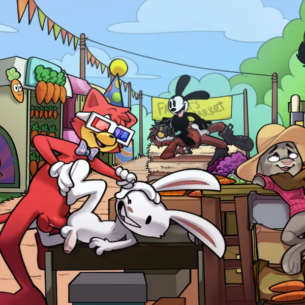 fan character, judy hopps, lola bunny (disney, looney tunes) created by hairlessboyblunder