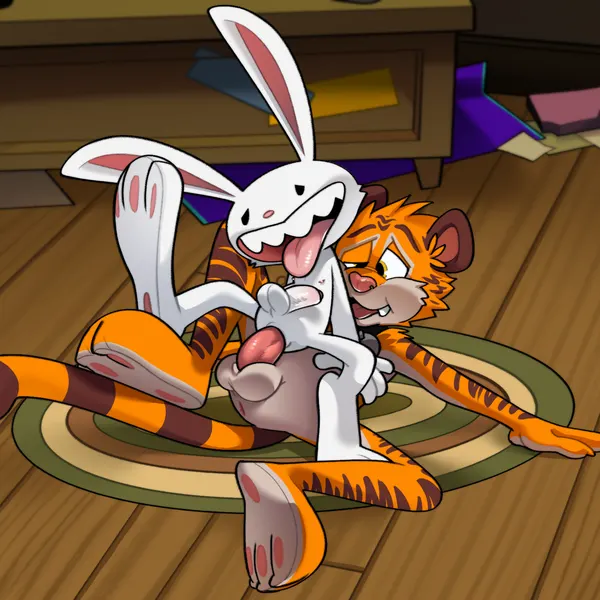 fan character, max (sam and max) (sam and max) created by hairlessboyblunder