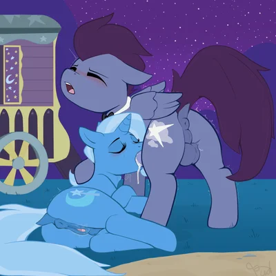 fan character, nite sky, trixie (mlp) (friendship is magic, hasbro) created by flowerbud