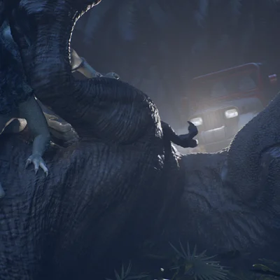 fan character, polly (mercymej), rexy (jurassic park) (amblin entertainment, chrysler) created by mercymej