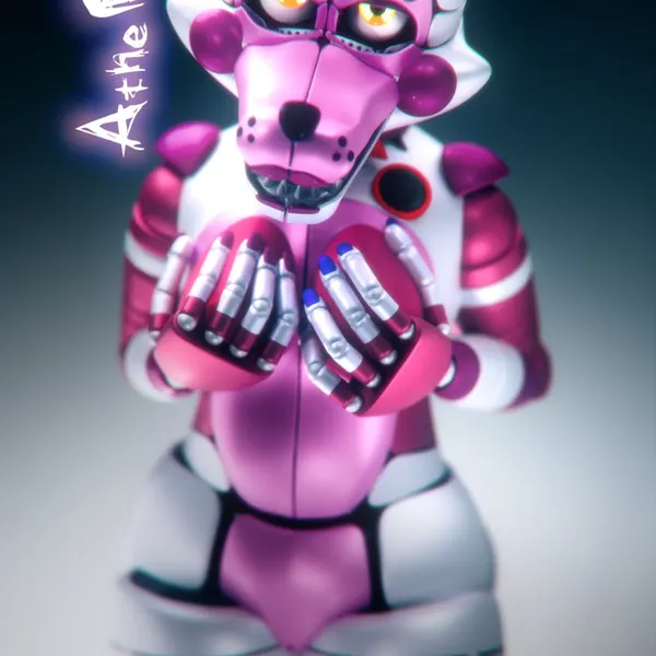 funtime foxy (fnaf) (five nights at freddy's, scottgames) created by atherenders