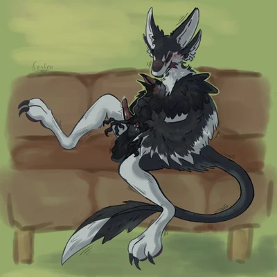 fyr (fenrir784), teek created by kestrel (artist)