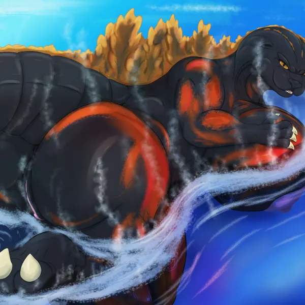 godzilla (godzilla (series), toho) created by artdumpofeeeee