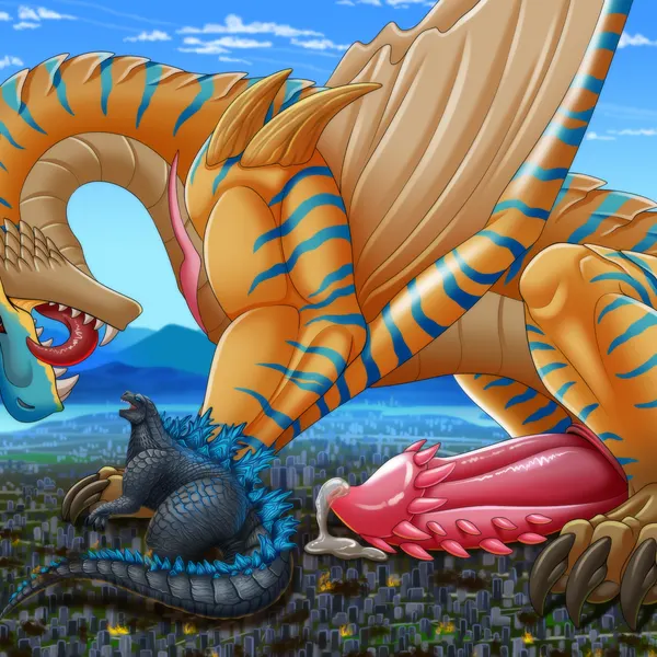 godzilla, grev (greviste) (capcom, godzilla (series)) created by furrypur