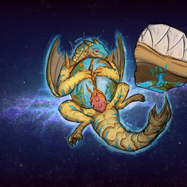 grev (greviste), gyby (gybyderg) (capcom, monster hunter) created by gybyderg