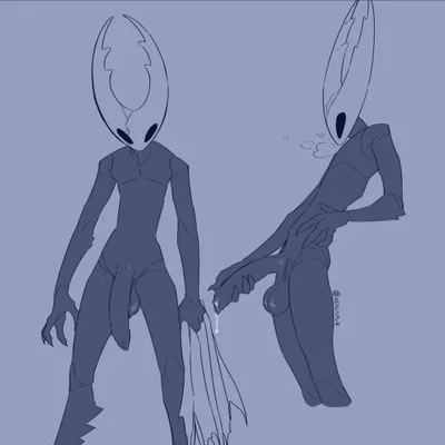 hollow knight (character) (hollow knight (franchise), team cherry) created by nerunaur