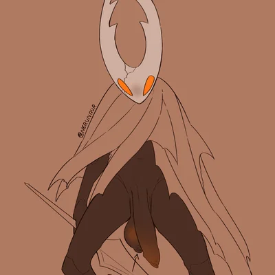 hollow knight (character) (hollow knight (franchise), team cherry) created by nerunaur