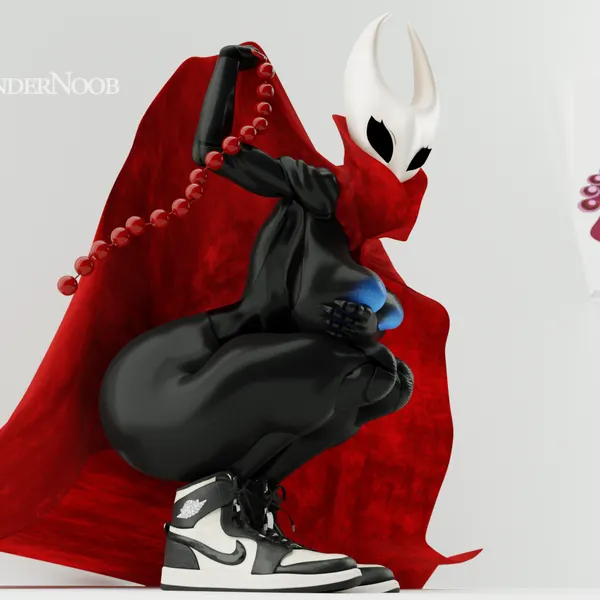 hornet (hollow knight) (air jordan 1, hollow knight (franchise)) created by 3drendernoob, aestheticc-meme
