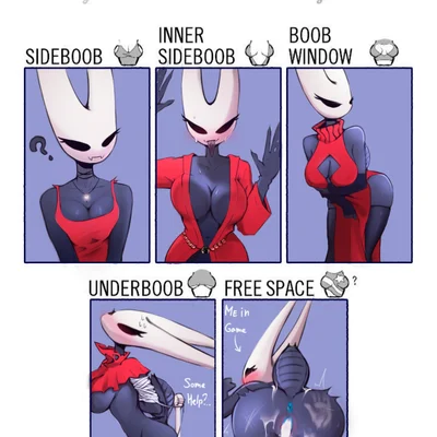 hornet (hollow knight) (hollow knight (franchise), shirt cut meme) created by loveanddeer1