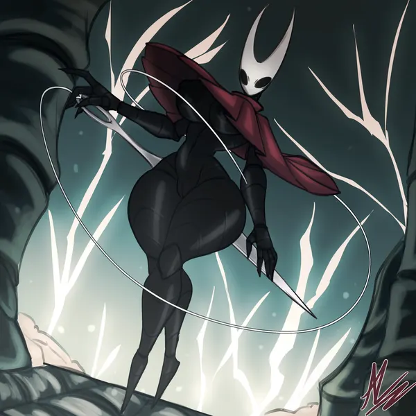 hornet (hollow knight) (hollow knight (franchise), team cherry) created by alicard, theeldritcheyes