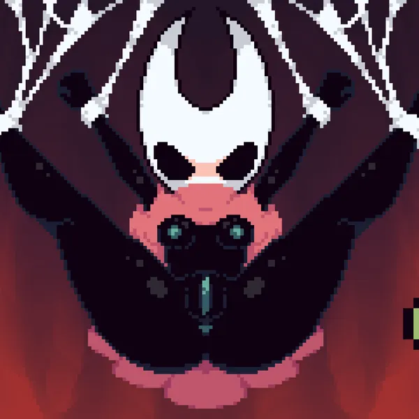 hornet (hollow knight) (hollow knight (franchise), team cherry) created by hantanyaw44, zestymangoart