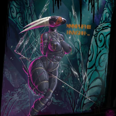 hornet (hollow knight) (hollow knight (franchise), team cherry) created by maya bladewing (artist)