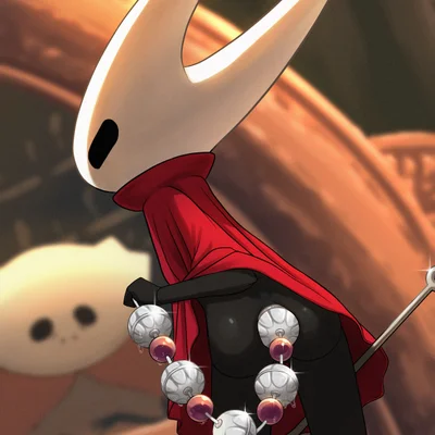 hornet (hollow knight) (hollow knight: silksong, hollow knight (franchise)) created by call me ink