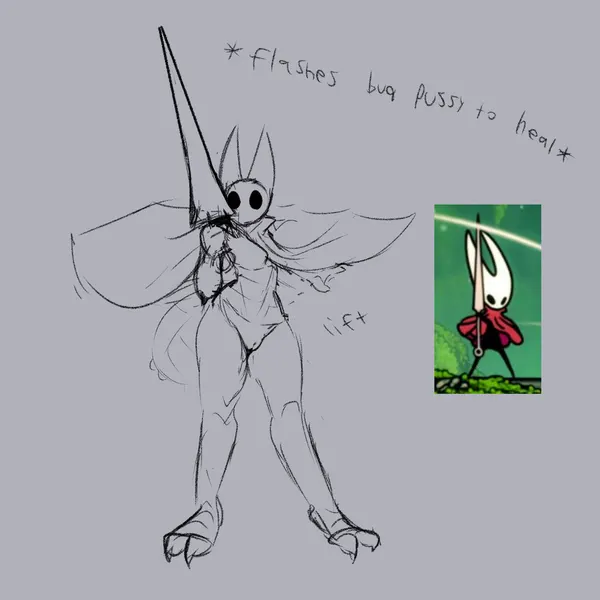hornet (hollow knight) (hollow knight: silksong, hollow knight (franchise)) created by dominopossum