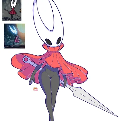 hornet (hollow knight) (hollow knight: silksong, hollow knight (franchise)) created by sharalythesheep