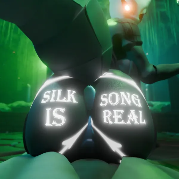 hornet (hollow knight), the knight (hollow knight) (don't dead open inside, hollow knight: silksong) created by omananimations