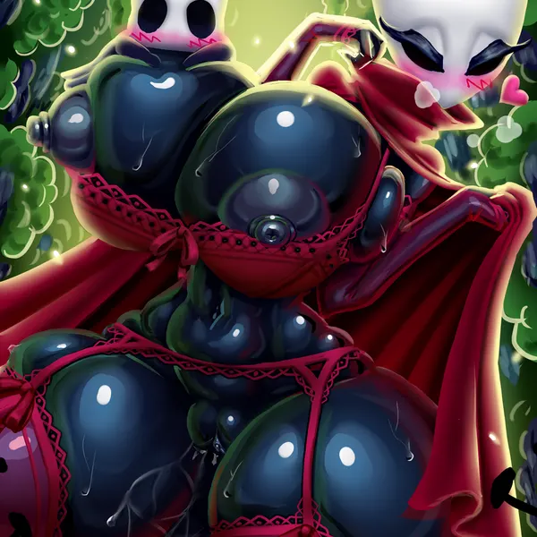 hornet (hollow knight), the knight (hollow knight) (hollow knight (franchise), team cherry) created by spacefur