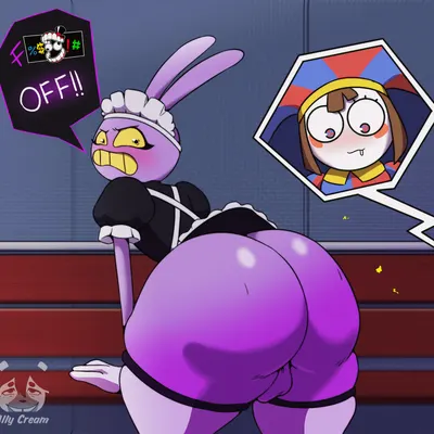 jax (tadc), pomni (tadc) (glitch productions, the amazing digital circus) created by ally cream