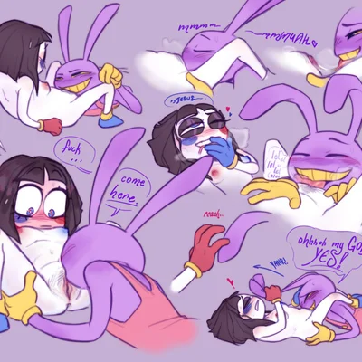 jax (tadc), pomni (tadc) (glitch productions, the amazing digital circus) created by overheat mp4