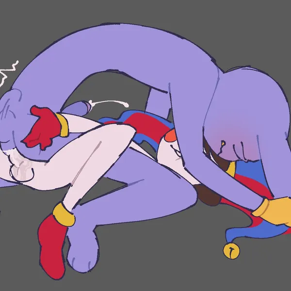 jax (tadc), pomni (tadc) (glitch productions, the amazing digital circus) created by suopbread