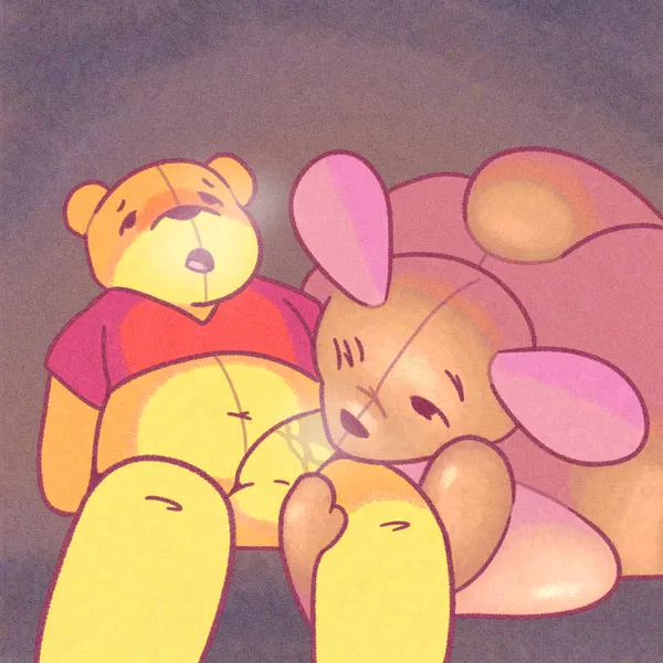 kanga, pooh bear (disney, winnie the pooh (franchise)) created by jellybeankofi