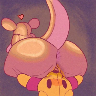 kanga, pooh bear (disney, winnie the pooh (franchise)) created by jellybeankofi