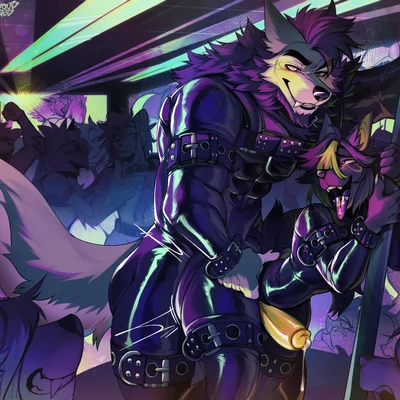 kayde (kaydewolf), raiden (zapaeryan) created by nervouscherry