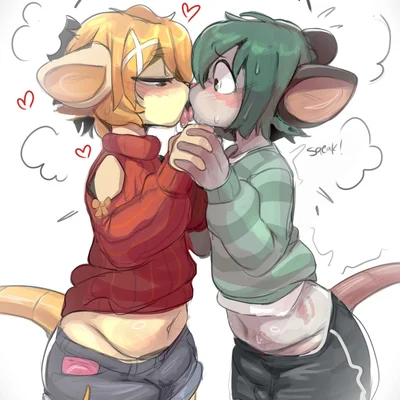 kayden (mawmain), mimi (proudmimic) created by mawmain