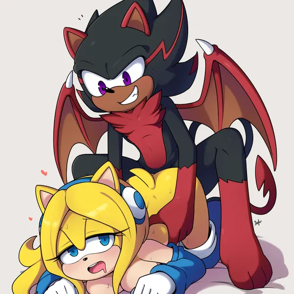 keiph black arms demon, keiph the tenrec, maria robotnik created by aybr