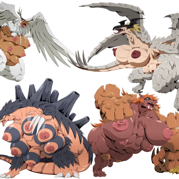 kendo itsuka, konako haizono, momo yaoyorozu (my hero academia, mythology) created by mankor