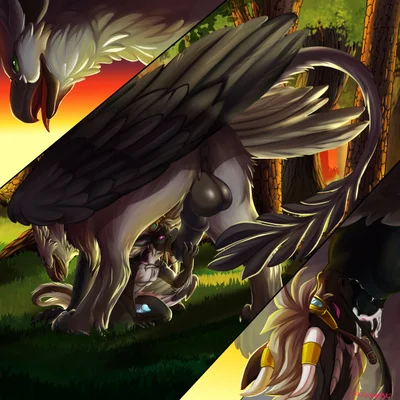 kerv, maxtheshadowdragon (european mythology, greek mythology) created by keishinkae