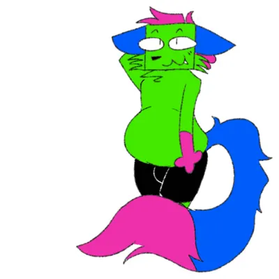 kevin (nyanwolf) (don't touch my pizza (meme), nyanwolf) created by furryfluffbutt