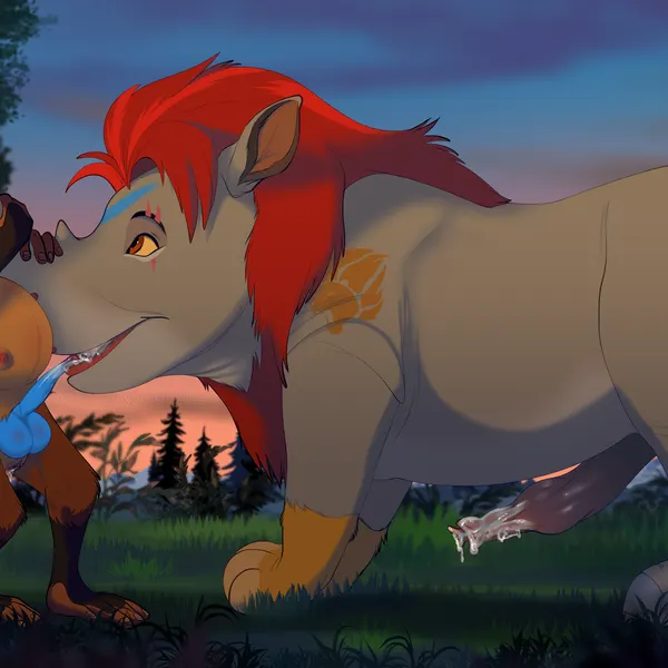 kion (the lion guard), rani (the lion guard) (disney, the lion guard) created by lynxbrush