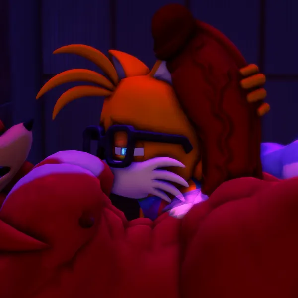knuckles the echidna, miles prower (sega, sonic the hedgehog (series)) created by angelic endowment