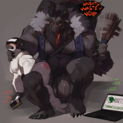 krampus (christmas) created by kogito