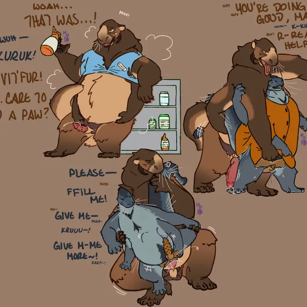 kuruk (character), mauvit'fur created by muddymaggot, third-party edit