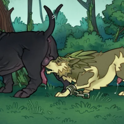 link (wolf form), rex (kingmastiff30) (nintendo, the legend of zelda) created by fernsigillum