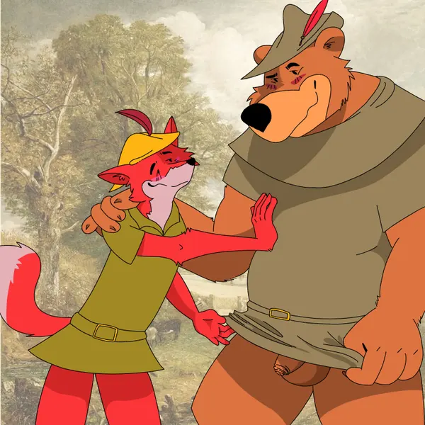 little john, robin hood (disney, robin hood (disney)) created by mandarinaks