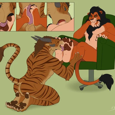 loki (zarus195), scar (the lion king) (disney, guild wars) created by syberfab