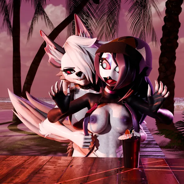 loona (helluva boss), octavia (helluva boss) (hellaverse, helluva boss) created by strikefrommidnight