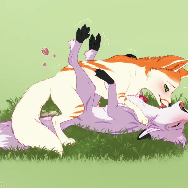 lyrilla (lyrenry), raito (hekkibluefox) created by rukifox
