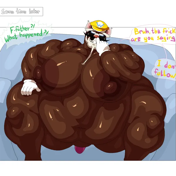 master splinter, wario (mario bros, nintendo) created by bobthetanuki