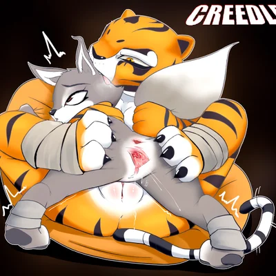 master tigress, zhen (kung fu panda) (dreamworks, kung fu panda) created by creedle