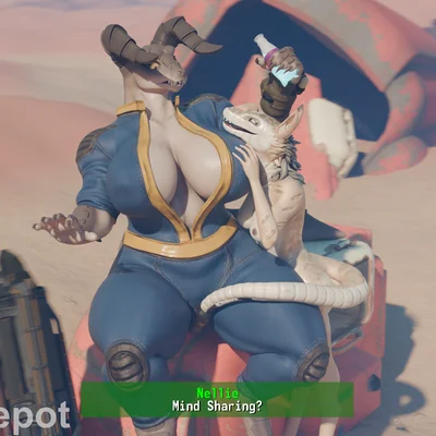 mommyclaw (vulgarvictor) (bethesda game studios, fallout) created by office depot (artist)