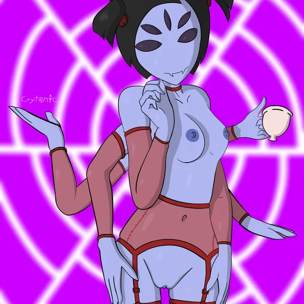 muffet (undertale, undertale (series)) created by crytonic