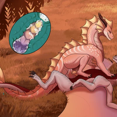 nessie (panzer), windchill (mythology, wings of fire) created by crystalnight55